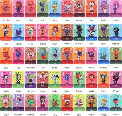 animal crossing nfc tags android|acnh amiibo cards full set.